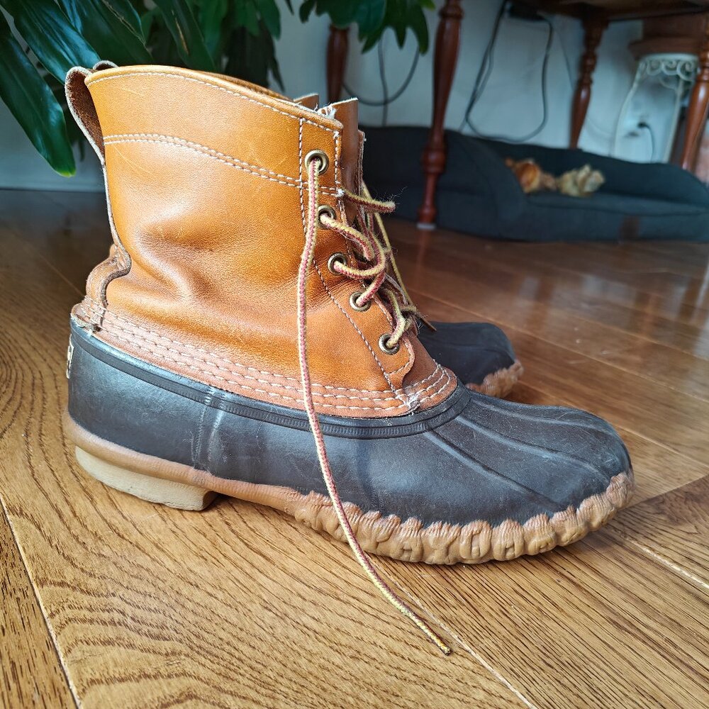LL Bean Boots 8", vintage 1980s, womens size 10